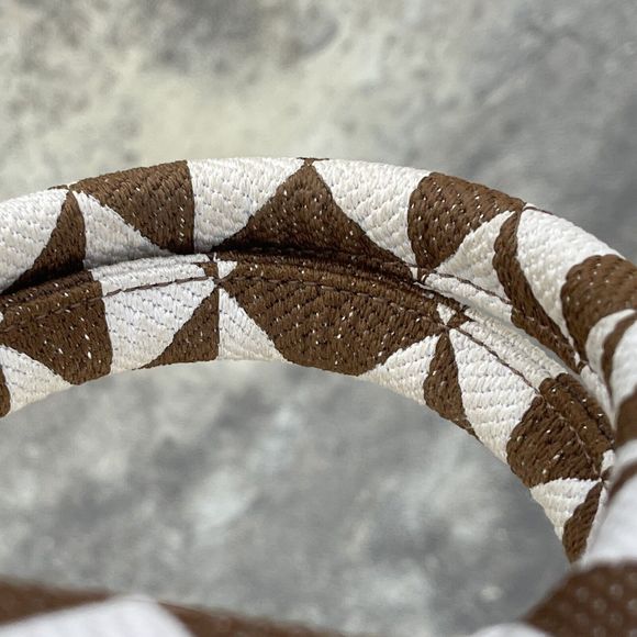 Prada Symbole Shopper Tote Jacquard Small Brown, Multicolor - Picture 10 of 16